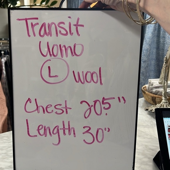 Transit Uomo Men's Wool Sweater Size Large - Picture 3 of 8